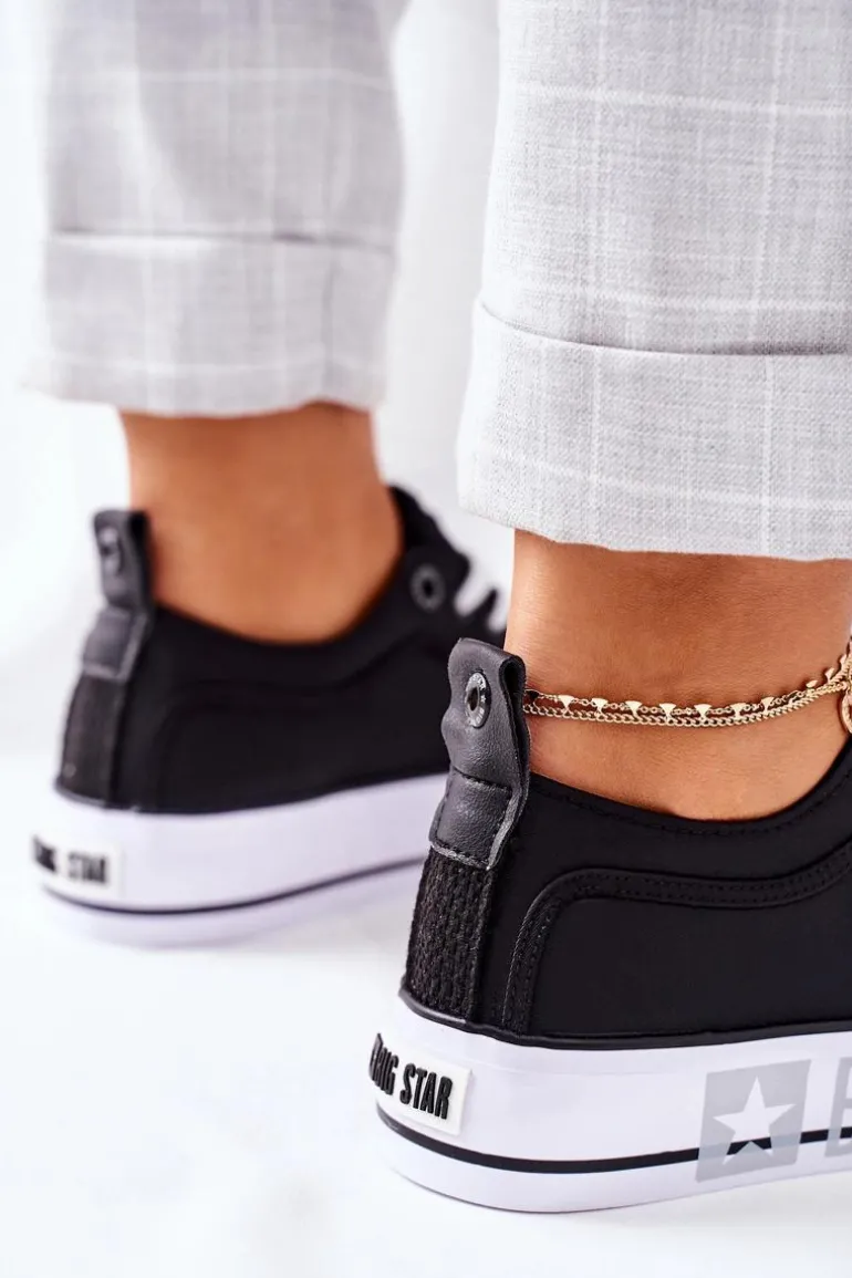 Tenisówki Na Platformie BIG STAR II274019 Czarne