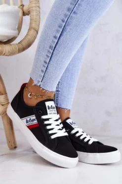Tenisówki Trampki Lee Cooper LCW-22-31-0832L Czarne