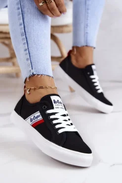 Tenisówki Trampki Lee Cooper LCW-22-31-0832L Czarne