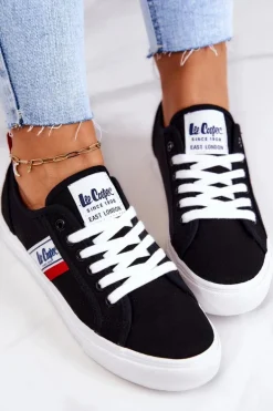 Tenisówki Trampki Lee Cooper LCW-22-31-0832L Czarne