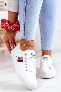 Tenisówki Trampki Lee Cooper LCW-22-31-0830L Białe