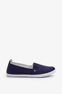 Tenisówki Trampki Slip-On Damskie Granatowe Adrancia