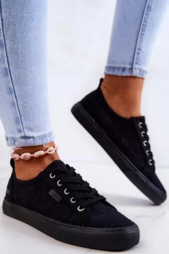 Trampki Ażurowe BIG STAR JJ274064 Czarne