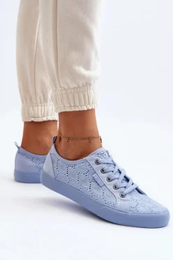 Trampki Ażurowe BIG STAR JJ274061 Niebieskie