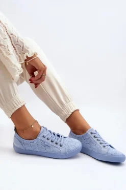 Trampki Ażurowe BIG STAR JJ274061 Niebieskie