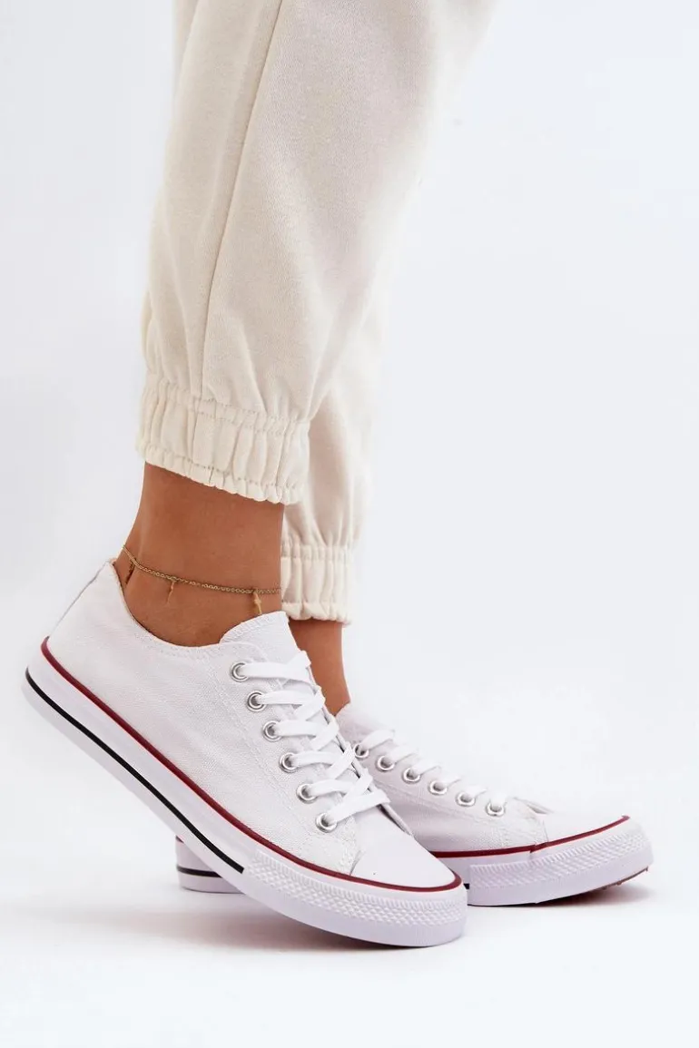 Trampki Damskie Białe Isiltara