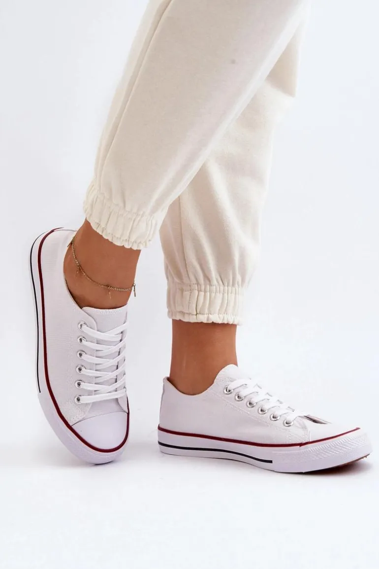 Trampki Damskie Białe Isiltara