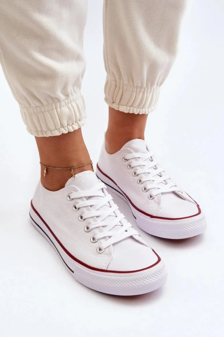 Trampki Damskie Białe Isiltara