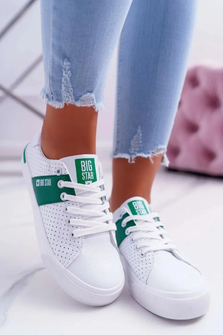 Trampki Damskie Big Star Białe EE274336