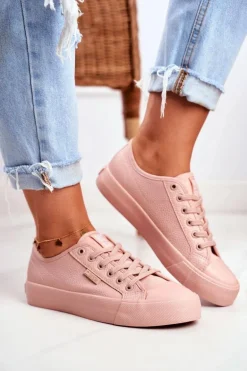 Trampki Damskie Big Star Różowe GG274103