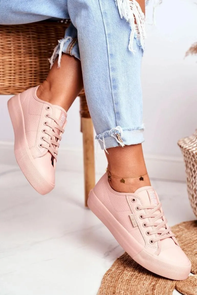 Trampki Damskie Big Star Różowe GG274103