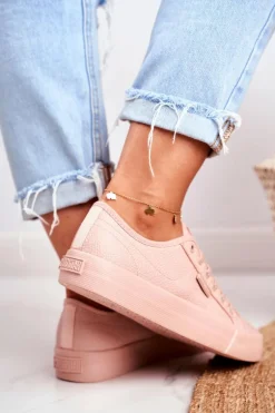 Trampki Damskie Big Star Różowe GG274103