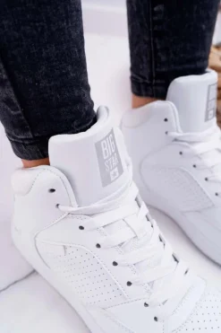 Trampki Damskie Big Star Wysokie Białe EE274210