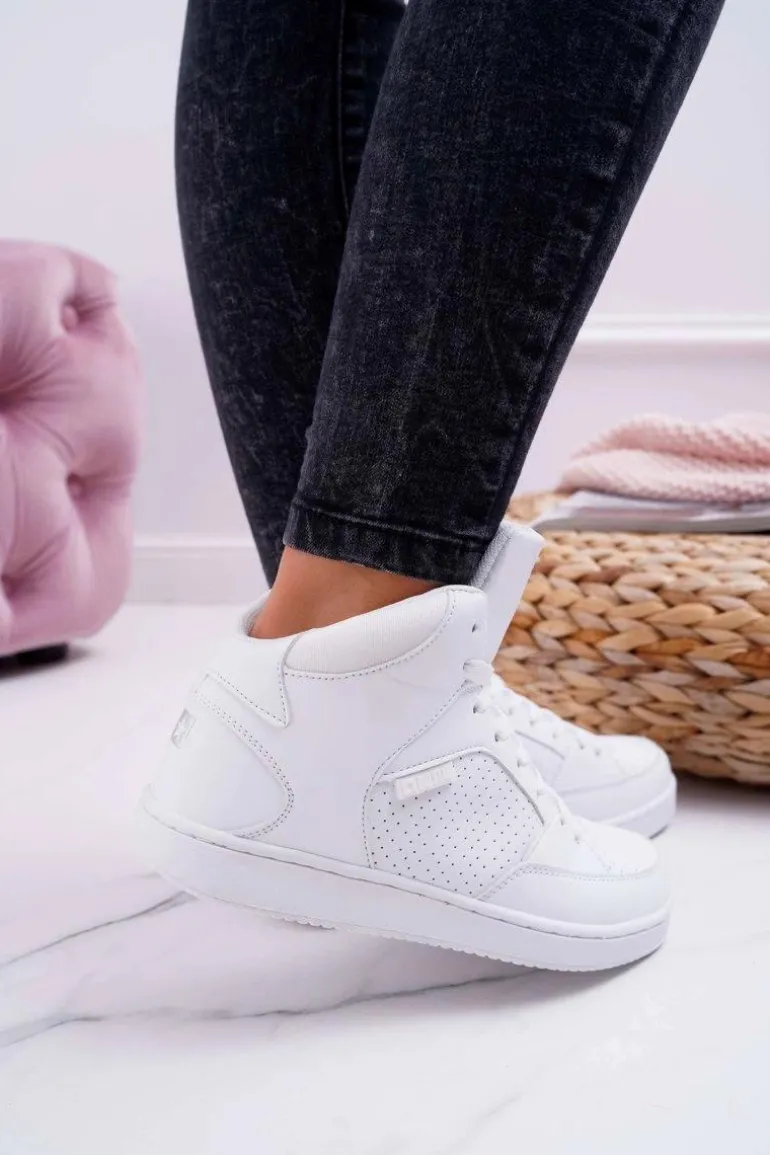 Trampki Damskie Big Star Wysokie Białe EE274210