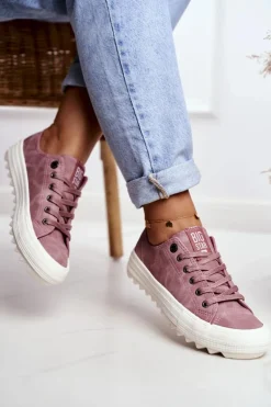 Trampki Damskie Big Star Różowe GG274111