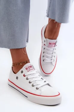 Trampki Damskie Big Star NN274656 HI-POLY SYSTEM Białe