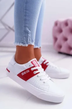 Trampki Damskie Big Star Białe EE274337
