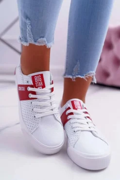 Trampki Damskie Big Star Białe EE274337