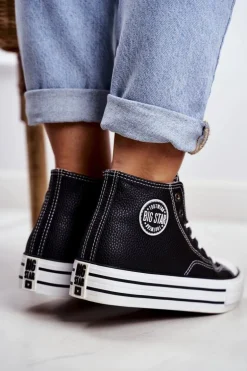 Trampki Damskie Big Star Czarne GG274012