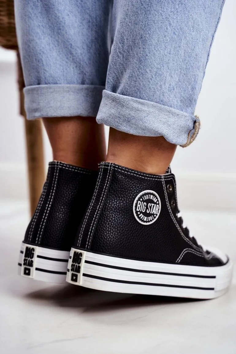 Trampki Damskie Big Star Czarne GG274012