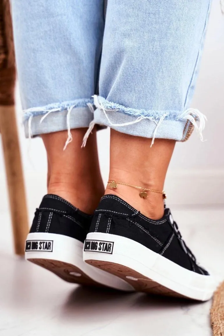 Trampki Damskie Big Star Czarne DD274446