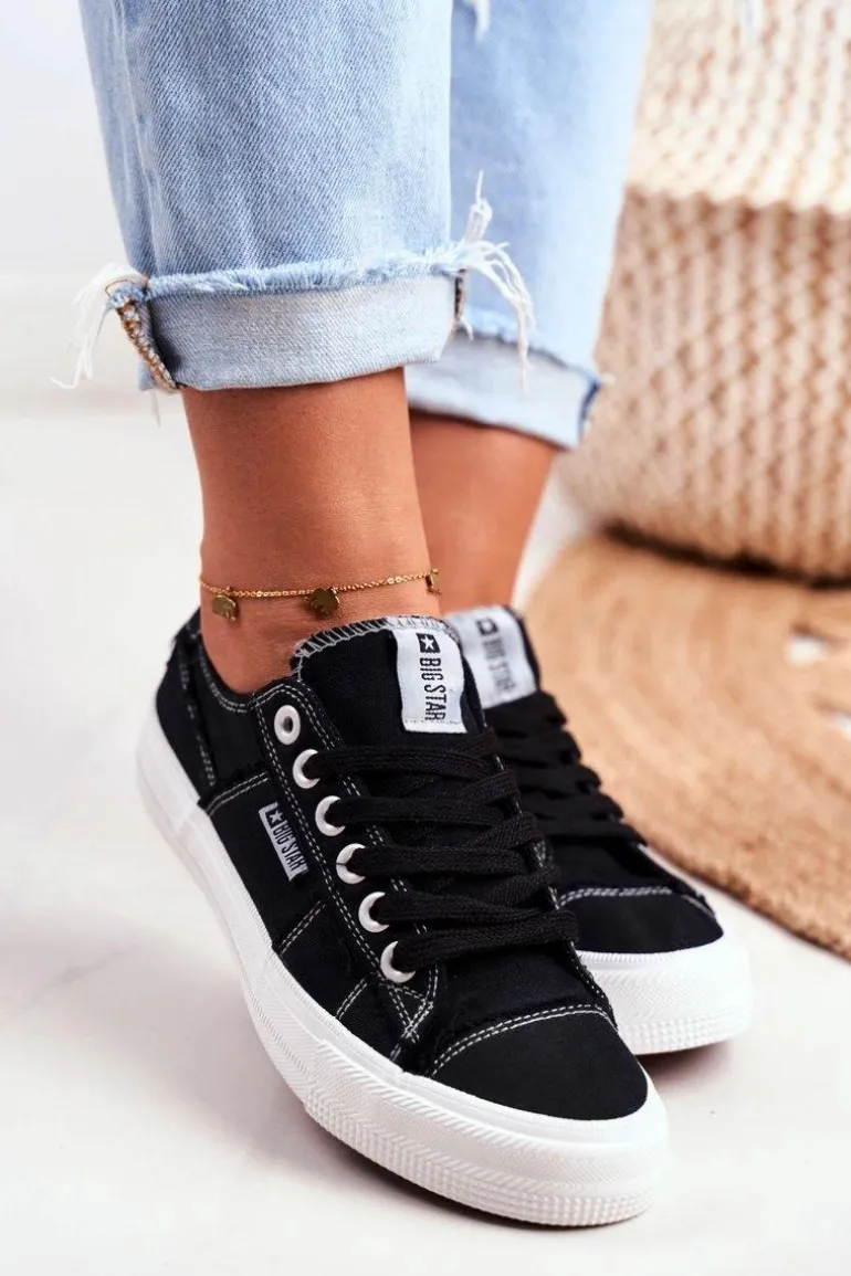 Trampki Damskie Big Star Czarne DD274446