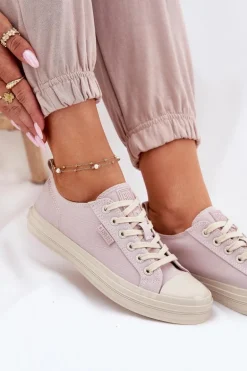 Trampki Damskie Big Star RR274732 Jasnoróżowe