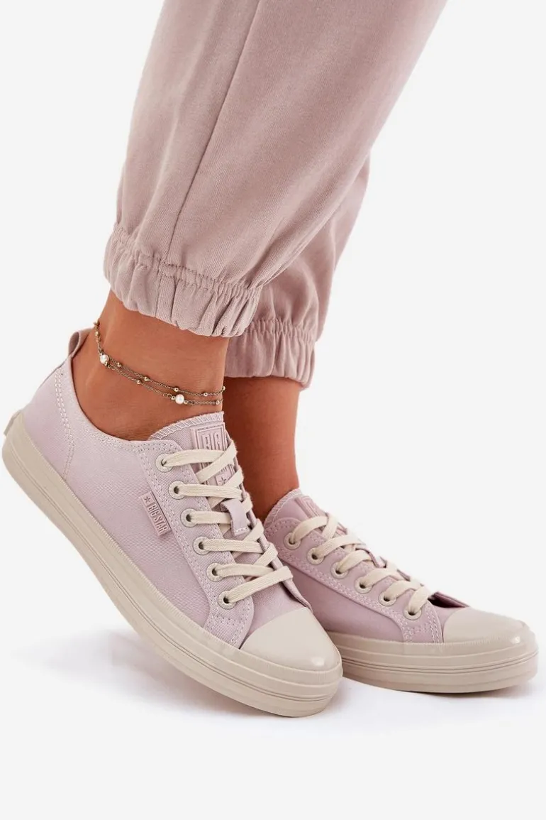 Trampki Damskie Big Star RR274732 Jasnoróżowe