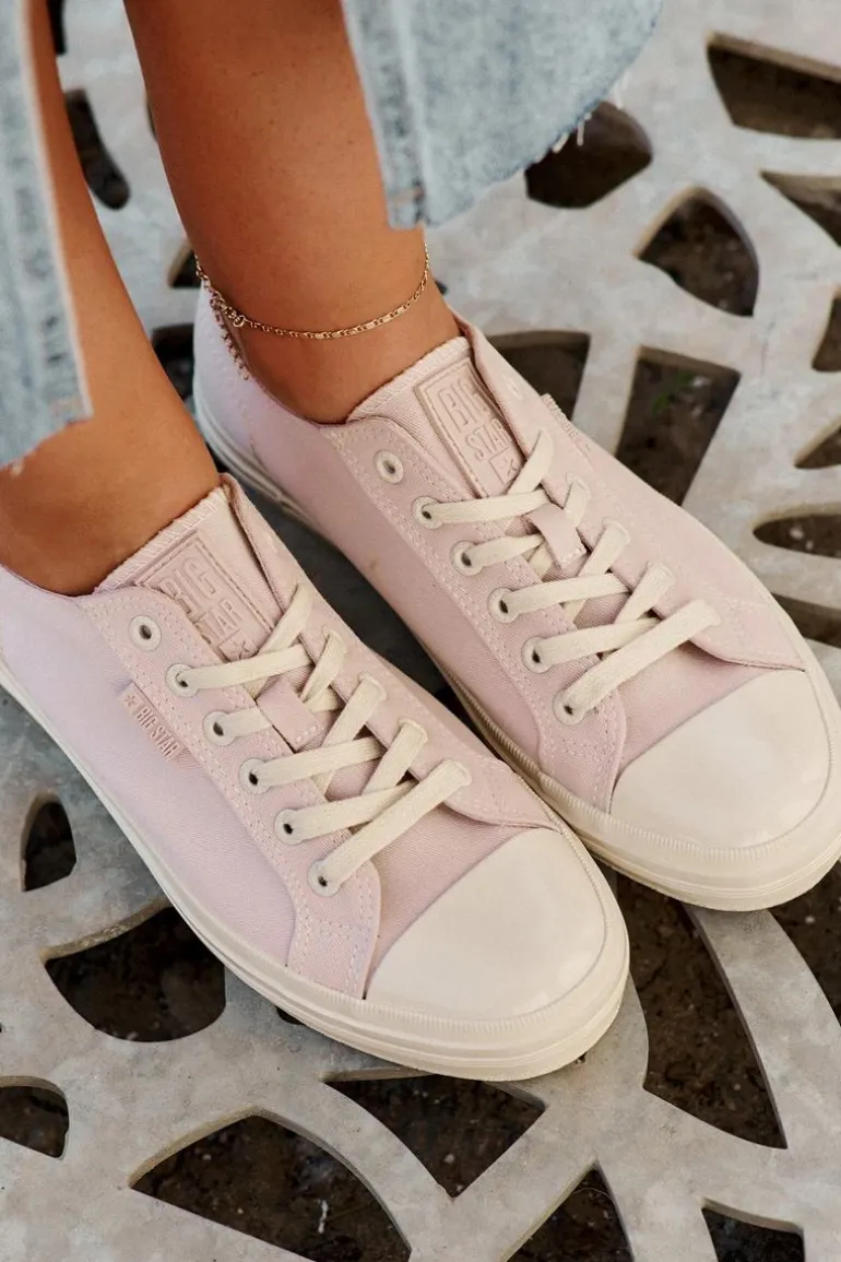 Trampki Damskie Big Star RR274732 Jasnoróżowe
