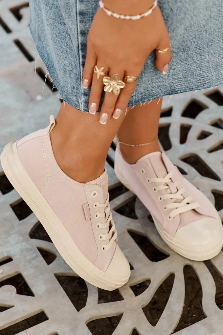 Trampki Damskie Big Star RR274732 Jasnoróżowe