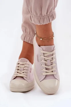 Trampki Damskie Big Star RR274732 Jasnoróżowe