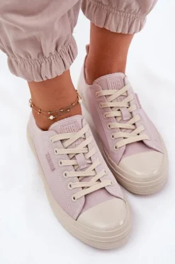 Trampki Damskie Big Star RR274732 Jasnoróżowe