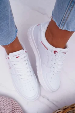 Trampki Damskie Cross Jeans Białe EE2R4143C