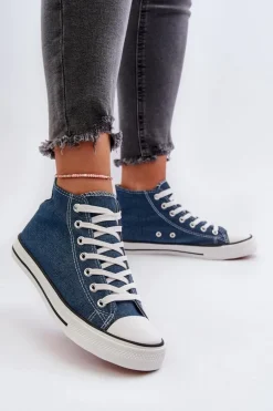 Trampki Damskie Jeansowe Socerio