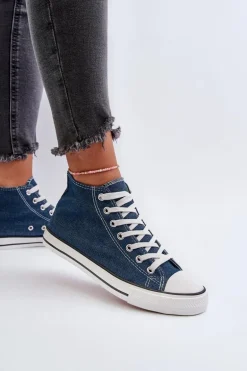 Trampki Damskie Jeansowe Socerio