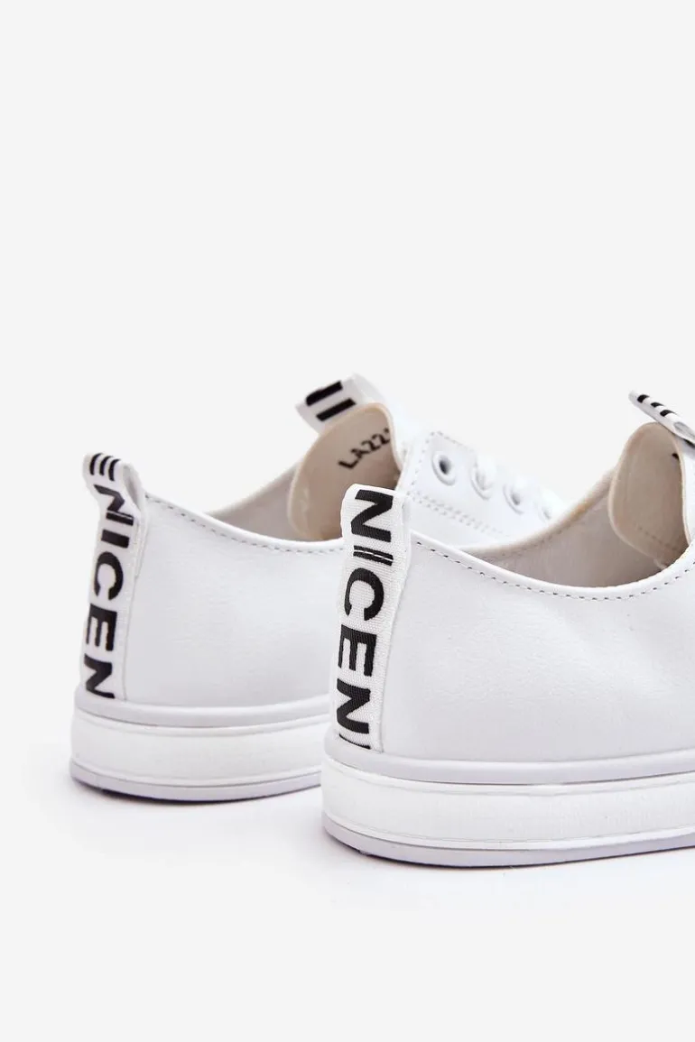 Trampki Damskie Klasyczne Białe Ville