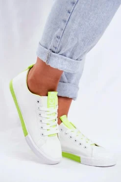 Trampki Damskie Klasyczne Zielone Ville