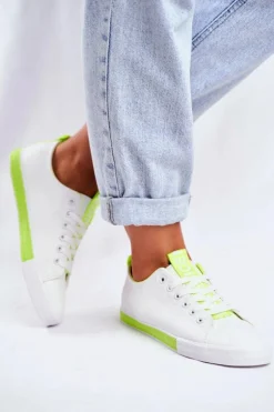 Trampki Damskie Klasyczne Zielone Ville