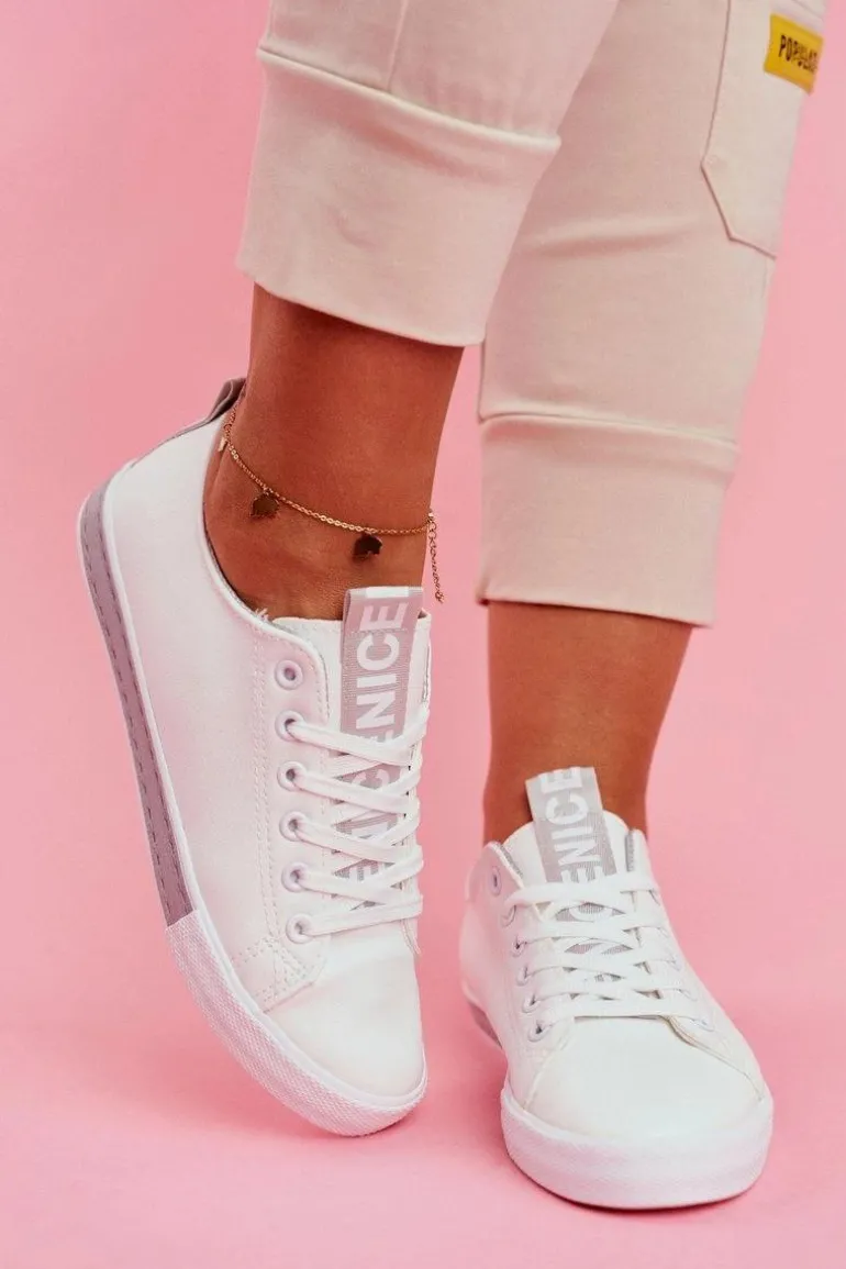 Trampki Damskie Klasyczne Szare Ville