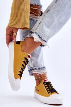 Trampki Damskie Lee Cooper LCW-23-44-1649L Żółte