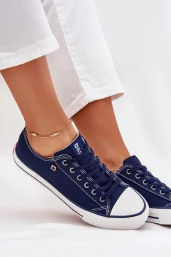 Trampki Damskie Niskie Big Star DD274A235 Granatowe