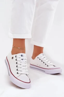 Trampki Damskie Niskie Big Star DD274A232 Białe