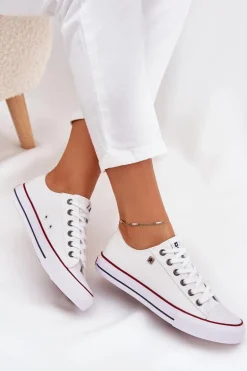 Trampki Damskie Niskie Big Star DD274A232 Białe