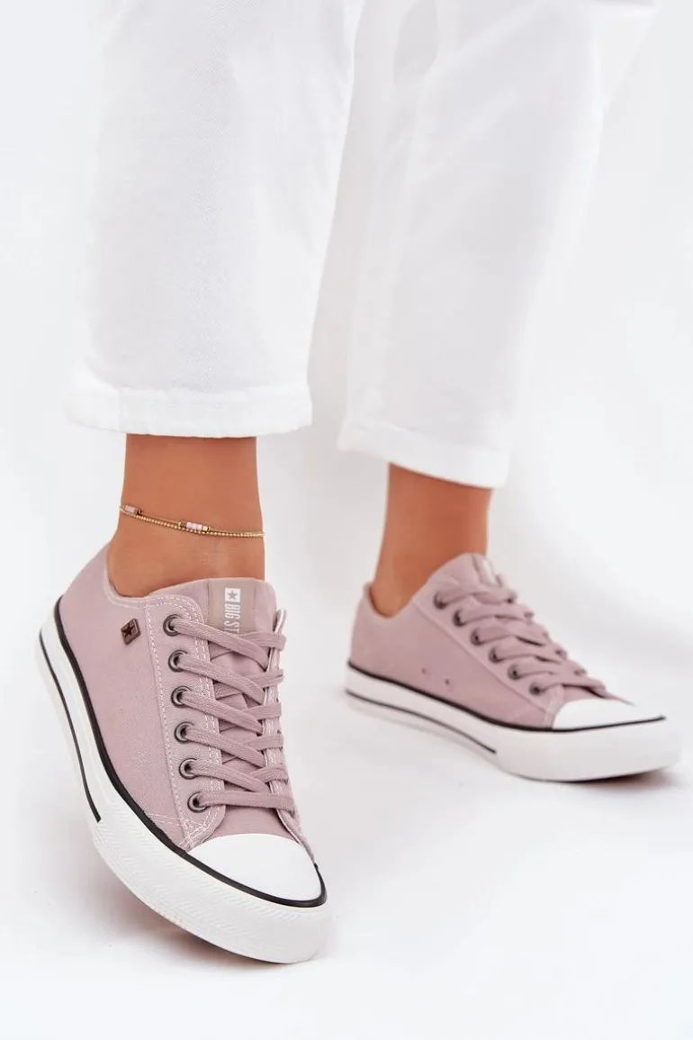 Trampki Damskie Niskie Big Star DD274A233 Szare