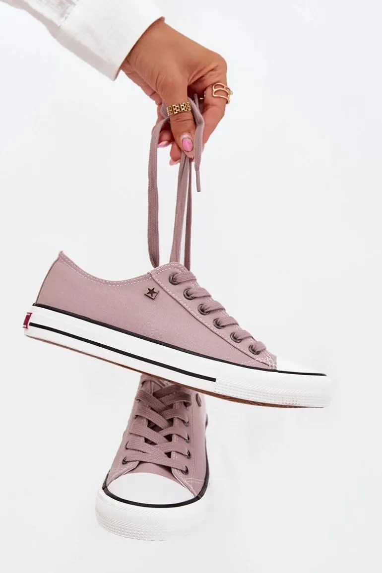 Trampki Damskie Niskie Big Star DD274A233 Szare