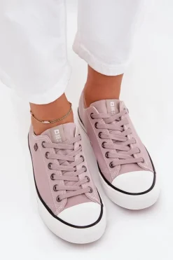 Trampki Damskie Niskie Big Star DD274A233 Szare