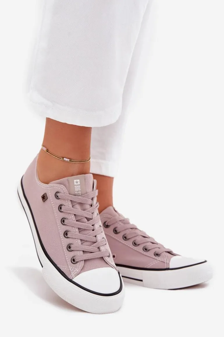 Trampki Damskie Niskie Big Star DD274A233 Szare