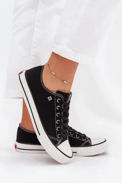 Trampki Damskie Niskie Big Star DD274A236 Czarne