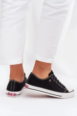 Trampki Damskie Niskie Big Star DD274A236 Czarne