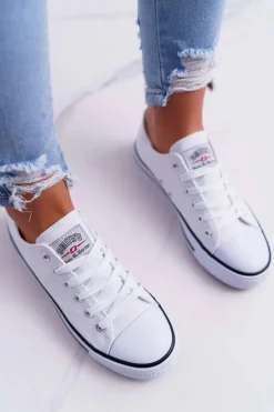 Trampki Damskie Niskie Smith's Białe